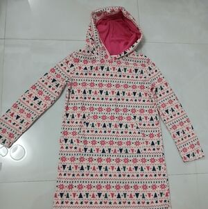 Cat & Jack Pink and Cream Hooded Blanket